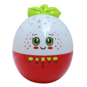 Lovely Baby Infant Appease Toys Constellation Night Light Tumbler Toy Red
