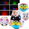 Lovely Baby Infant Appease Toys Constellation Night Light Tumbler Toy Panda