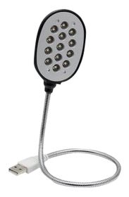 USB Reading Lamp LED Light USB Desk Lamp Outdoor Lamp Black