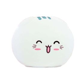 Night Light for Kids Cute Cat Soft Silicone Animal Nursery Night Lamp