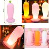 Night Light for Kids Carrot Shape Night Lamp for Baby Feeding Pink
