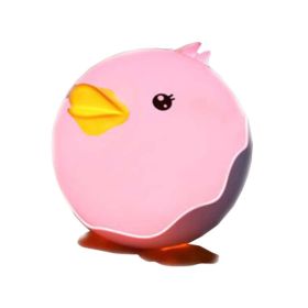 Night Light for Kids Chick Shape Night Lamp for Baby Feeding Pink