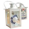 Modern Mediterranean Style Candle Lantern Metal Candle Holder,1 Pc(Random Style)