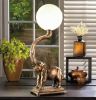 Trumpeting Elephant Globe Accent Lamp