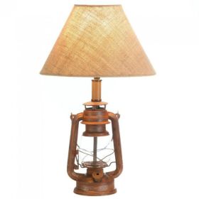 Vintage-Look Camping Lantern Table Lamp