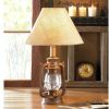 Vintage-Look Camping Lantern Table Lamp