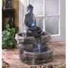 Buddha Lighted Garden Fountain