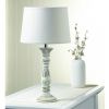 Ceramic Lamp with Timeworn-Look Weathered Base