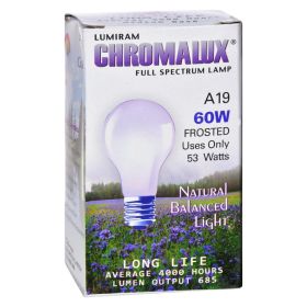 Chromalux Light Bulb Frosted-60W - 1 Bulb