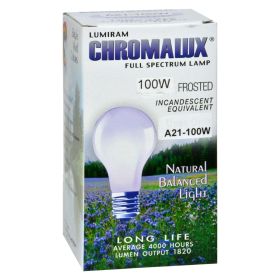 Chromalux Light Bulb Frosted-100W - 1 Bulb