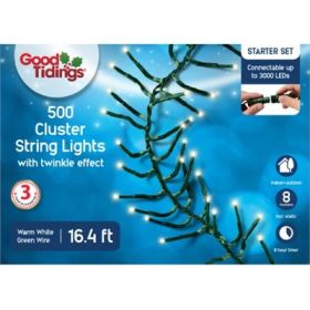 GT 16.4'L Cluster 500 LED Wht