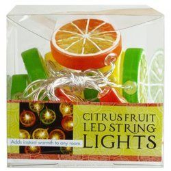 Decorative Citrus Fruit String Lights (pack of 6)