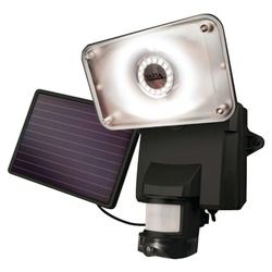 Maxsa Innovations Solar-powered Security Video Camera &amp; Floodlight